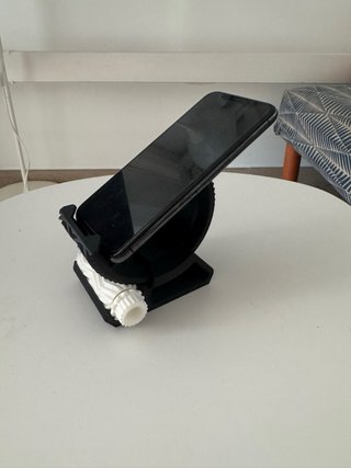Soporte móvil ajustable negro