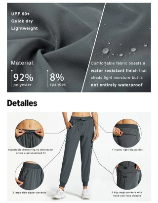 Pantalones deportivos/trekking azul marino