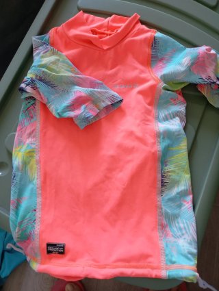 T-shirt anti UV bambina Decathlon OLAIAN