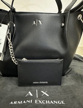 Borsa Armani Exchange Nera
