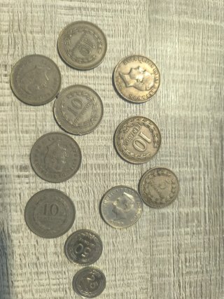 Monedas El Salvador 10 Centavos Años 60-70