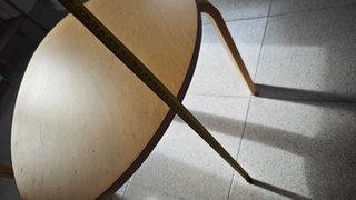 Juego 2 mesas auxiliares madera estilo nórdico