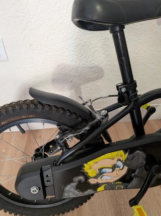 Bicicleta infantil Btwin 16 con dibujo