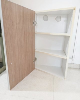 Mueble alto de cocina rincón.