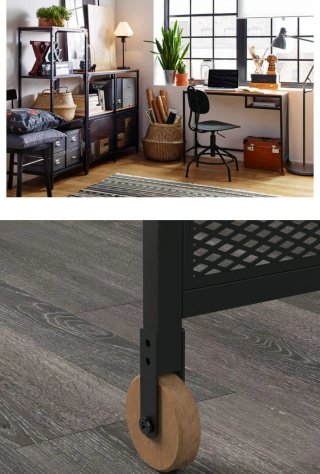 Mesa portátil IKEA FJÄLLBO negra