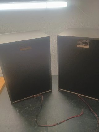 Pareja Altavoces Aiwa Gris y Negro
