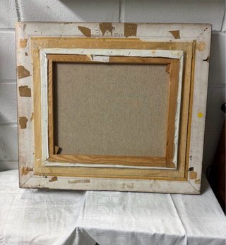 Cuadro pintado en oleo Marina