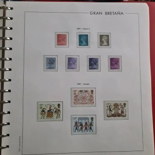 Sellos Gran Bretaña 1958-1987