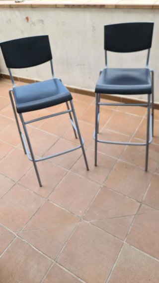 Pack de 2 taburetes altos
