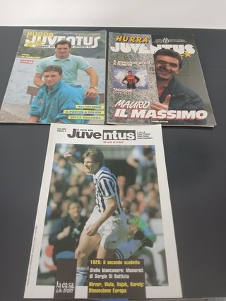 Lotto 3 Riviste Hurrà Juventus 1987 1989 La Storia