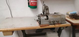 Máquina rebajadora de cuero industrial