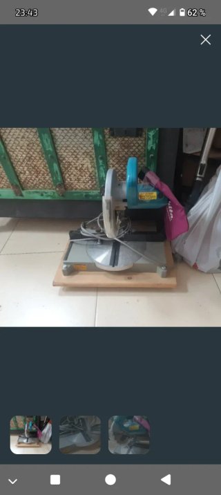 Ingletadora Makita con bolsa de polvo