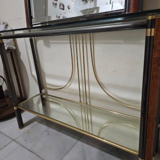 Mueble tocador con espejo y baldas