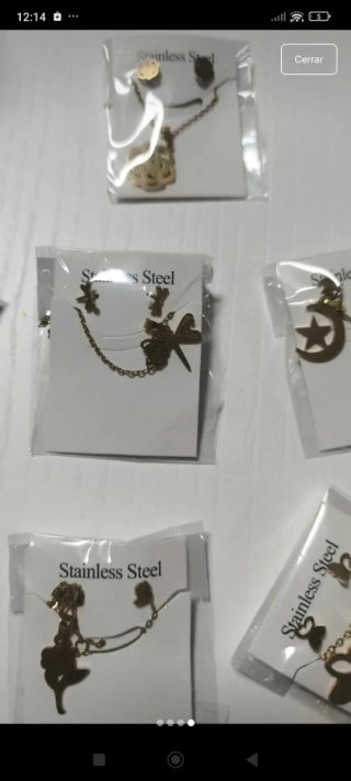 Conjunto Pendientes y Colgante