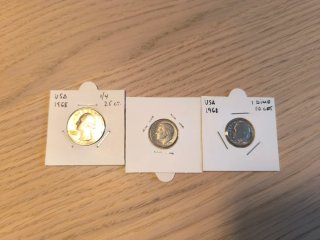 Monedas USA Años 50-60