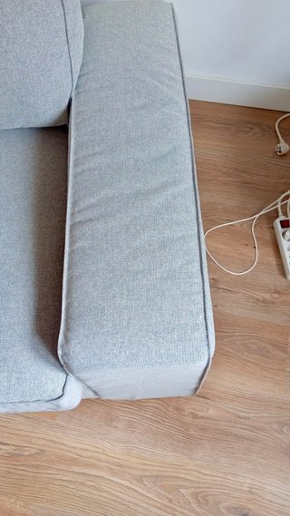 Sofá Ikea 2 plazas gris tela