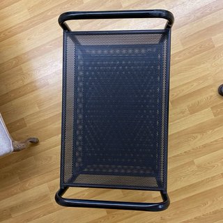 Carrito negro de aluminio 3 niveles