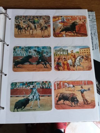 Calendarios antiguos de toreros