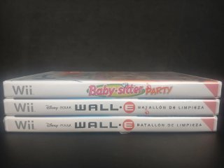 🇮🇨 Lote 3 Juegos Wii: Baby-sitter Party y WALL-E