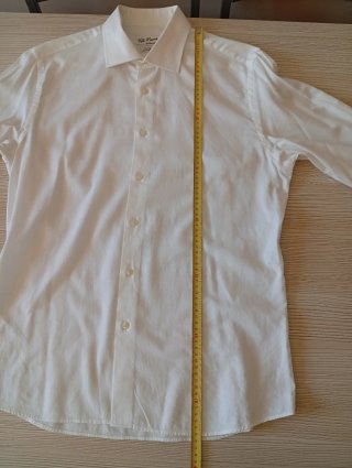 CAMISA BLANCA NOVIO XL (1 SÓLO USO) + GEMELOS