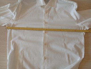 CAMISA BLANCA NOVIO XL (1 SÓLO USO) + GEMELOS