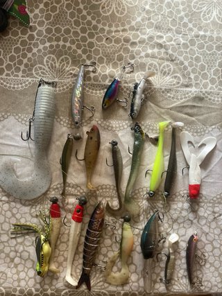 Señuelos de Pesca Vinilos Variados