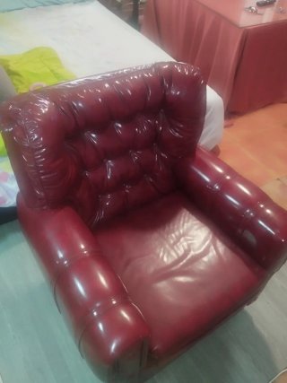 Poltrona stile classico bordeaux