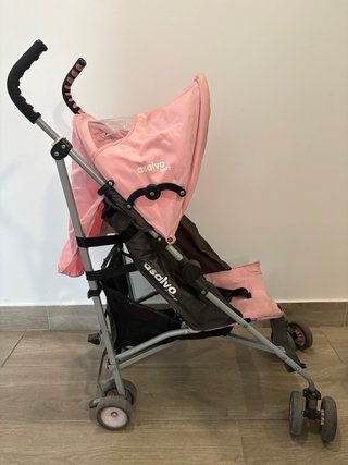 Carrito de bebé Asalvo rosa