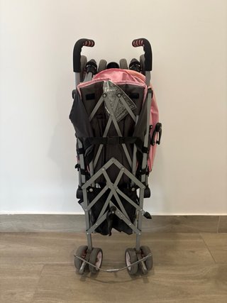 Carrito de bebé Asalvo rosa