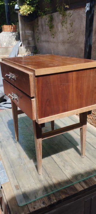 Comodini in legno, mid century, vintage