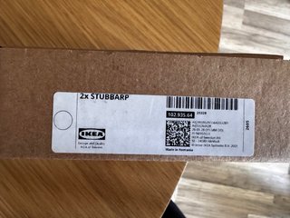 4 Patas Ikea Stubbarp  blancas para BESTA