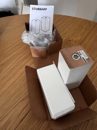 4 Patas Ikea Stubbarp  blancas para BESTA
