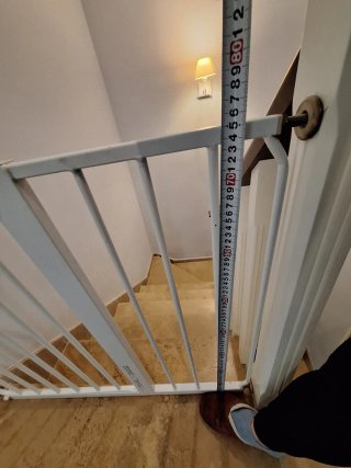 Valla seguridad para escaleras