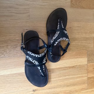 Sandalias de piel Zara Talla 36