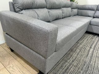 Sofá rinconera gris 270cm