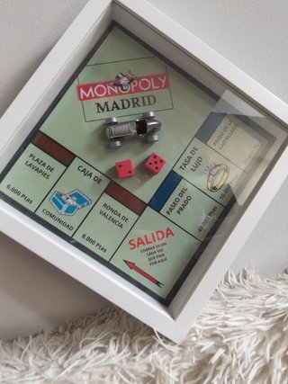 Cuadro Monopoly Madrid 90 Aniversario
