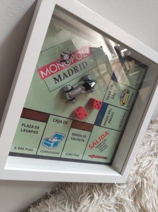 Cuadro Monopoly Madrid 90 Aniversario
