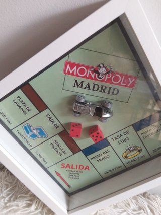 Cuadro Monopoly Madrid 90 Aniversario