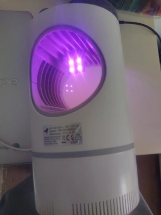 Lámpara Mosquitos LED Auchan Blanca