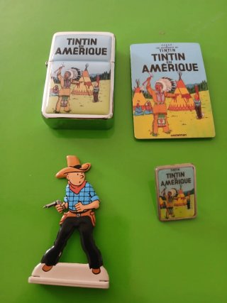 Conjunto Tintín en América