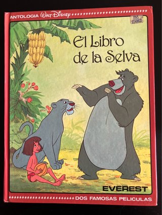Lote 5 libros de Walt Disney