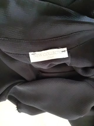 Camicia New Collection nera+sciarpa in regalo