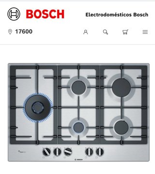Encimera Bosch 75cm 5 fuegos