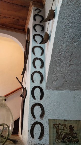 Herraduras de metal decorativas