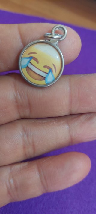 PLACA EMOTICON SMILE in acciaio