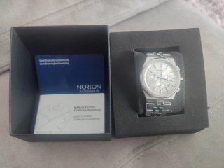 Reloj Norton Hombre Cronógrafo Plata