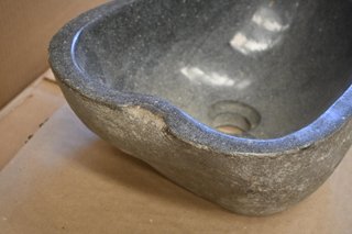 Lavabo Tetsu in pietra naturale