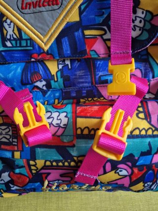 Zaino Invicta Fiorino multicolor vintage