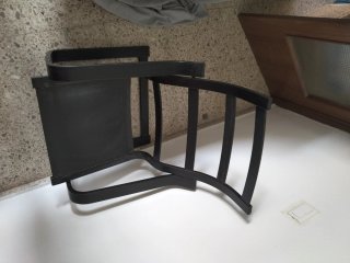 Silla Ikea Negra Metal