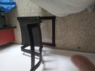 Silla Ikea Negra Metal